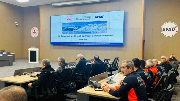 Elazığ'da çığ riskine yönelik değerlendirme toplantısı