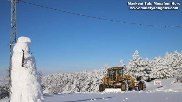 Kar Yağışı nedeniyle 198 köy yolu kapandı