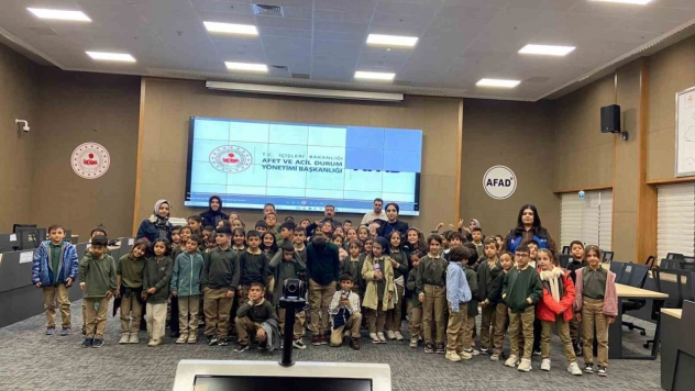 Elazığ'da öğrencilere afet farkındalık eğitimi