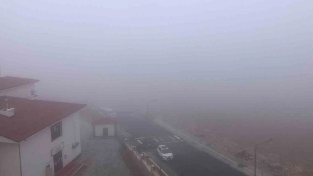 Elazığ'da sis etkili oldu