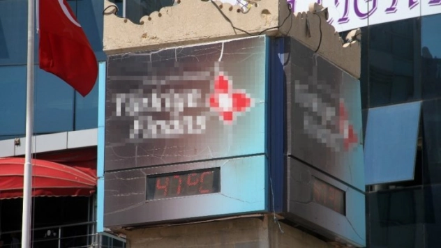 Elazığ'da termometreler 47 dereceyi gösterdi