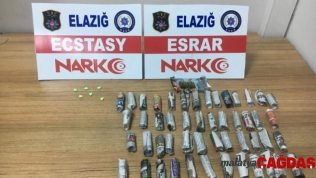 Elazığ'da uyuşturucu alışverişine polis baskını: 5 gözaltı
