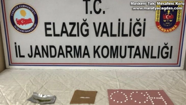 Elazığ'da uyuşturucu ile mücadele 2 şüpheli yakalandı