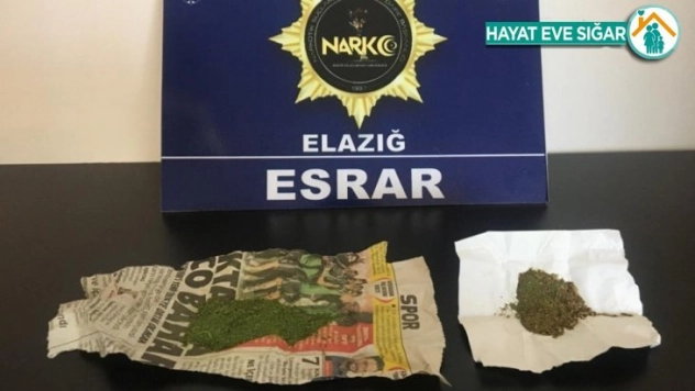 Elazığ'da uyuşturucu ile mücadele: 7 torbacı yakalandı