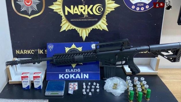 Elazığ'da uyuşturucu operasyonunda 2 şüpheli yakalandı