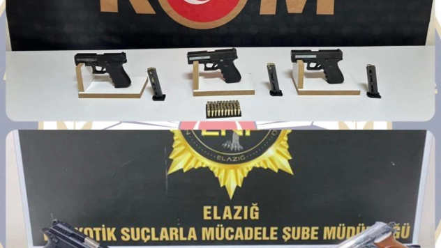Elazığ'da uyuşturucu ve silah operasyonu: 1 tutuklama