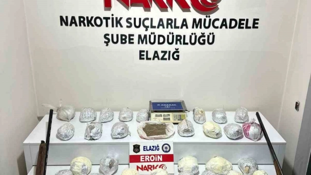 Elazığ'daki uyuşturucu operasyonunda 4 tutuklama