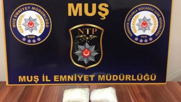 Muş'ta uyuşturucu operasyonu