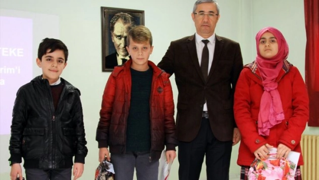 Darende'de derece giren öğrenciler ödüllendirildi