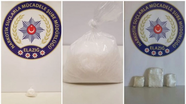 Elazığ'da uyuşturucu operasyonu