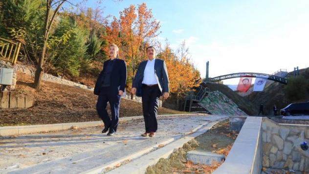 Başkan Gürkan Ve Cömertoğlu, İspendere İçmeleri'ni Gezdi