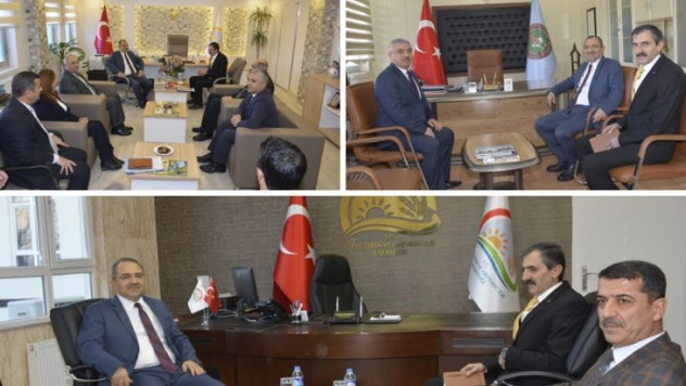 Vali Kaban kamu kurumlarında incelemede bulundu