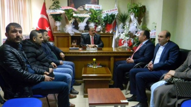 Başkan Altunkaya'dan Keskin'e hayırlı olsun ziyaretti