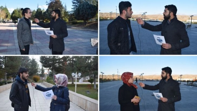 Üniversiteli Gençlerle Gençlerin Sorunları Hakkında Röportaj Yapıldı