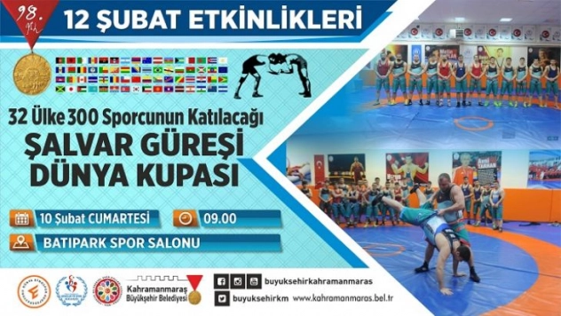 Şalvar Güreşi Dünya Şampiyonası Kahramanmaraş'ta