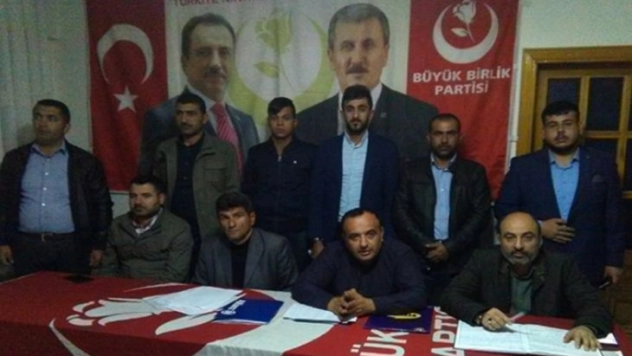 BBP Yeşilyurt İlçe Başkanlığında Görev Dağılımı Yapıldı