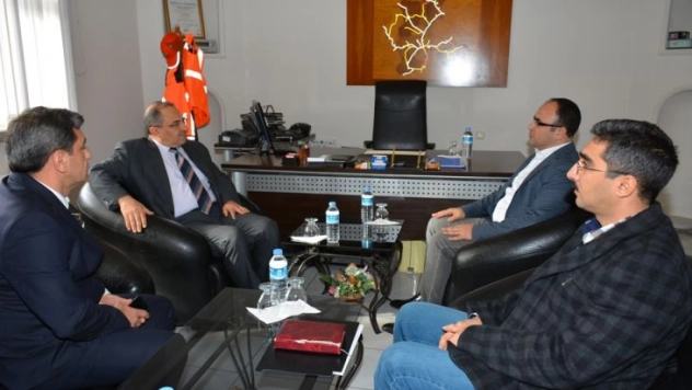 Vali Ali Kaban, Karayolları 81. Şube Şefliğini Ziyaret Etti