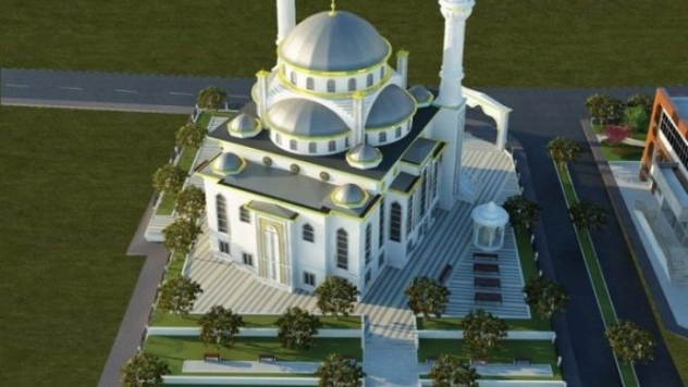 Kuluncak Merkez Cami'si yapılıyor