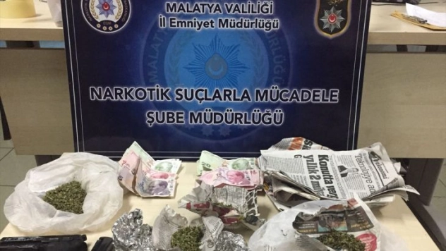 Malatya'da uyuşturucu operasyonu