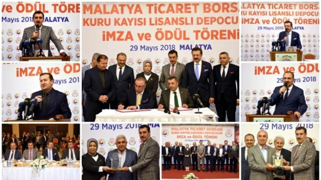 Kuru kayısıda ilk lisanslı depo için imzalar atıldı