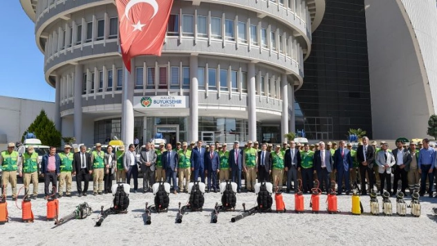 2018 yılı ilaçlama sezonu törenle başladı