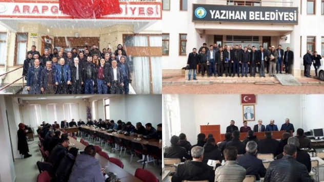 Başkan Akın, Yazıhan ve Arapgir ilçelerini Ziyaret Etti