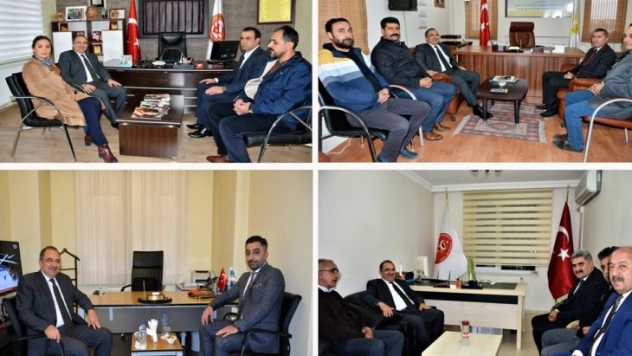 Vali Kaban'dan oda başkanlıklarına ziyaret