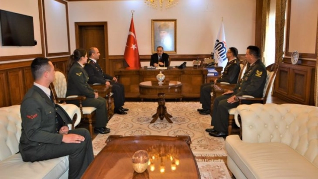 Malatya İl Jandarma Komutanı Yılmaz'dan Vali Kaban'a Ziyaret