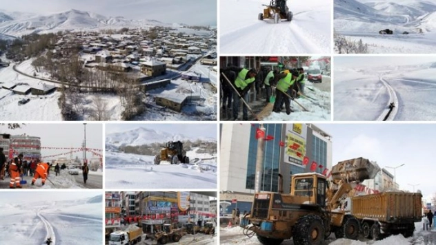 Van'da karla mücadele