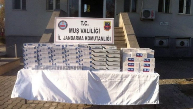 Muş'ta kaçak sigara operasyonu
