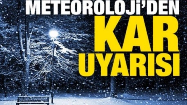 Doğu Anadolu'da kar yağışı bekleniyor