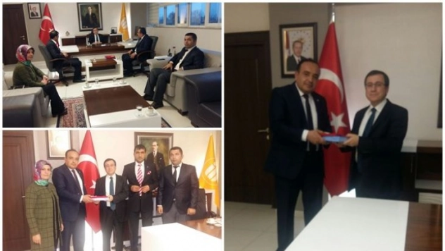 Başkan Altunkaya, Rektör Kızılay'ı Ziyaret Etti