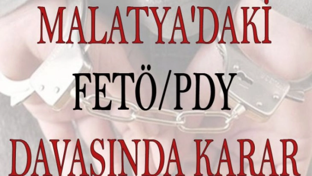 FETÖ/PDY davasında karar