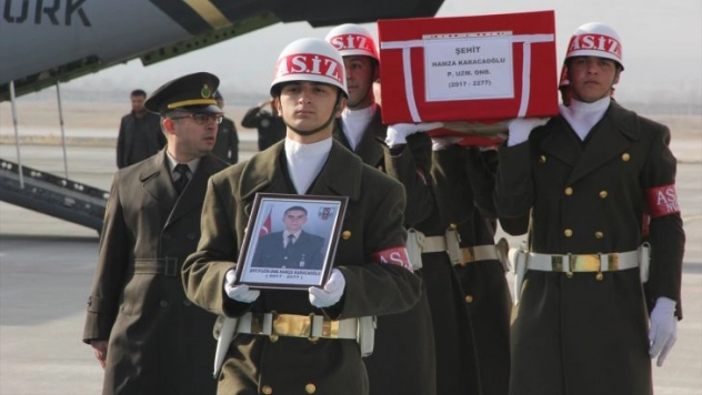 Şehit, Karacaoğlu'nun naaşı, memleketi Giresun'a gönderildi