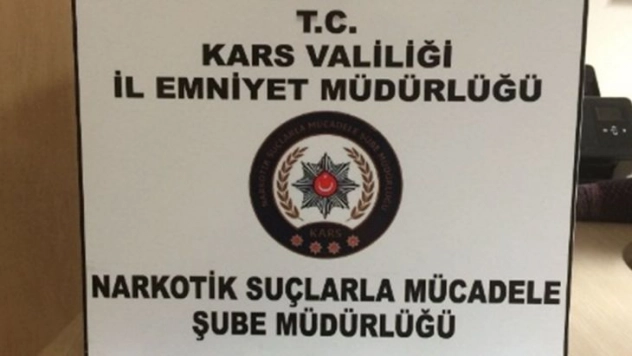 Kars'ta uyuşturucu operasyonu