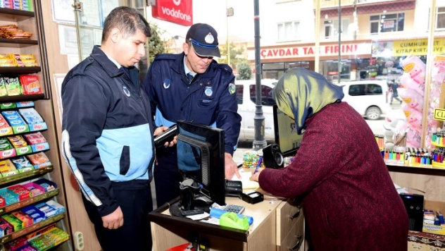Zabıtadan Etiket Denetimi