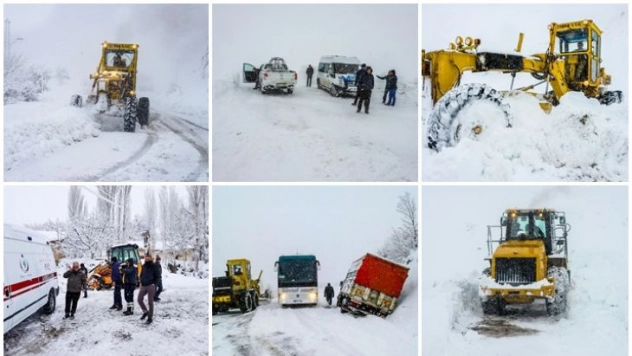 Çakır, ''Şu an 300'ün üzerinde kırsal mahalle yolumuz kapalı''