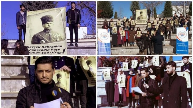 Elazığ'da BAE Dışişleri Bakanı Zayed'e 'Fahreddin Paşa' tepkisi