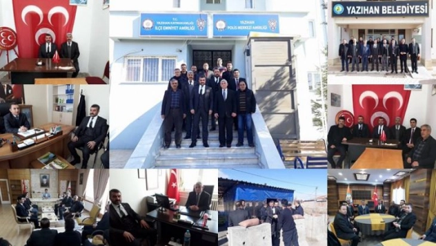 Avşar Yazıhan İlçesini Ziyaret Etti