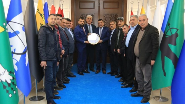 Başkanı Akın, Başkan Gürkan'ı Ziyaret Etti