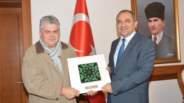 İznik Vakfından Vali Ali Kaban'a Ziyaret