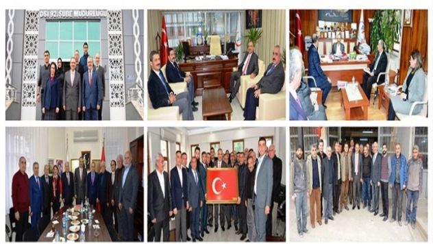 Vali Kaban, Kentteki Kurum Ziyaretlerini Sürdürüyor.