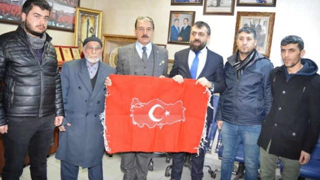 Keskin'e anlamlı hediye