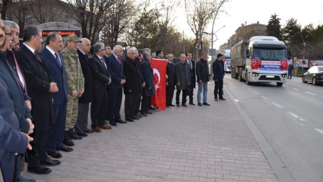 Malatya'dan İdlib ve Doğu Guta'ya Şefkat Eli