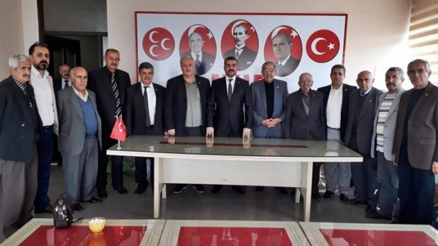 Muhtarlar'dan Başkan Avşar'a Ziyaret