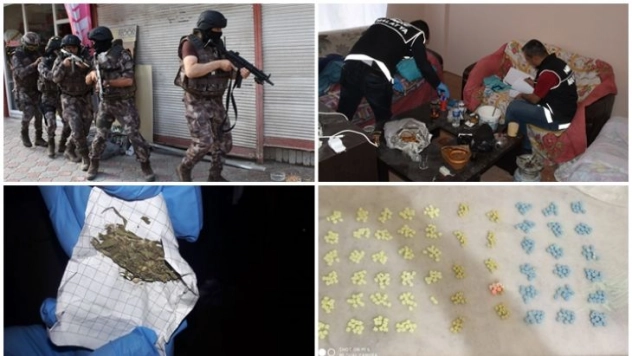 Uyuşturucu satıcılarına 'şafak' operasyonu