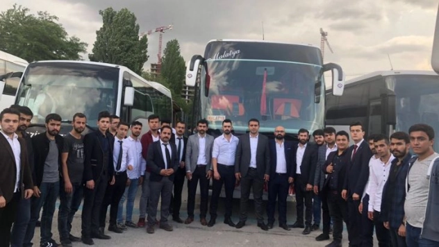 Malatya Ülkü Ocakları Milletvekili Aday Tanıtım Toplantısına  Katıldı