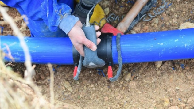 Doğanyol'da içme suyu hat çalışmaları