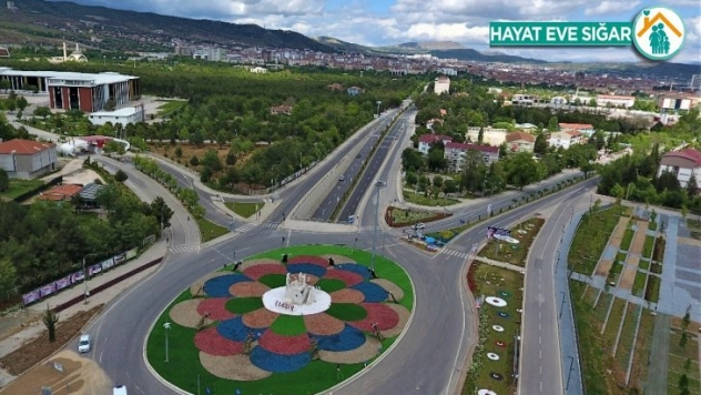 Elazığ kısıtlamanın son gününde havadan görüntülendi