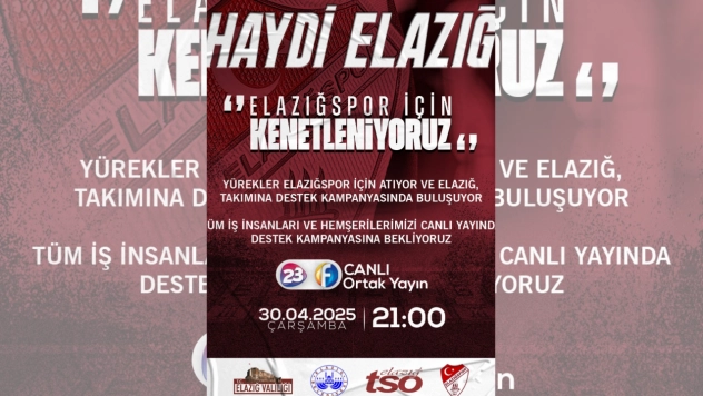 Elazığ TSO'dan Elazığspor'a Destek Kampanyası